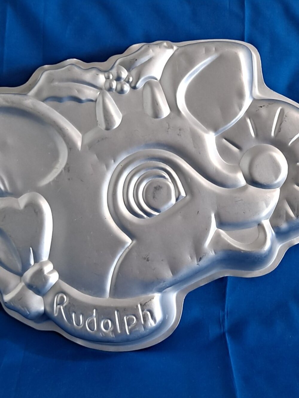 Vintage 1981 Wilton RUDOLPH The Red Nosed REINDEER Cake PAN 502-3347 Christmas